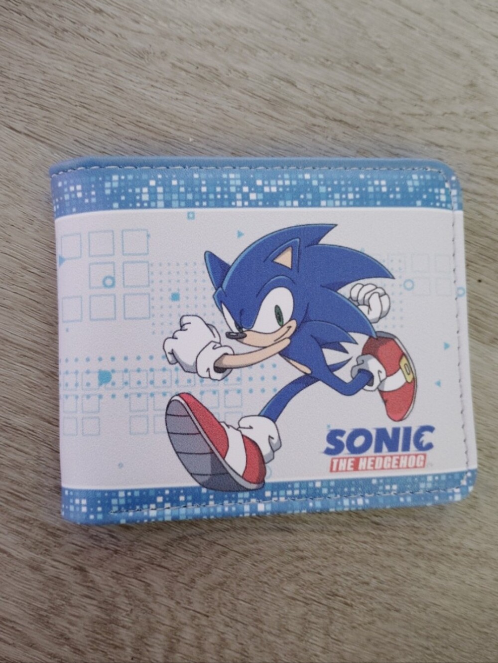New Sonic the hedgehog anime manga leather wallet